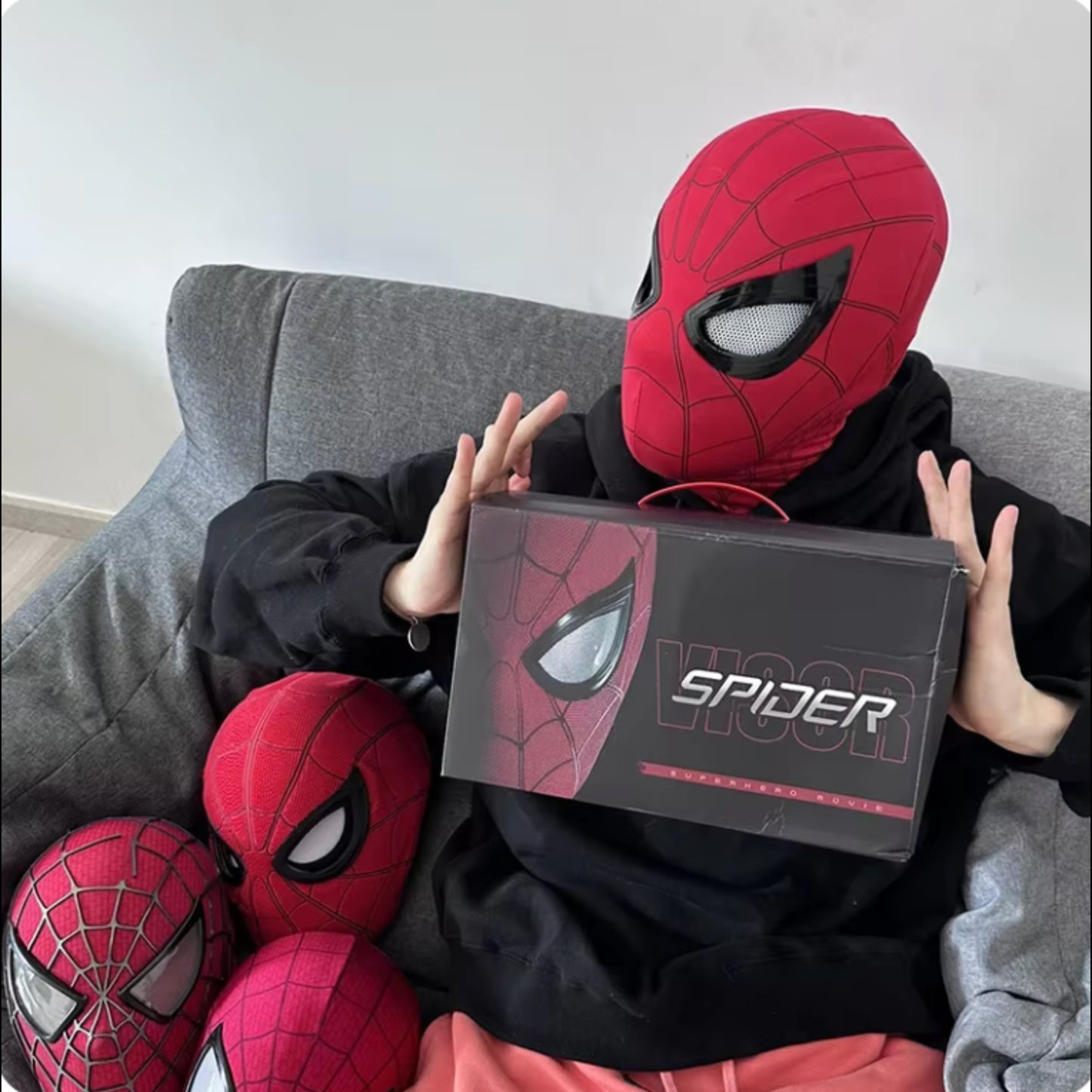 Μάσκα Spider-Man με μάτια που ανοιγοκλείνουν