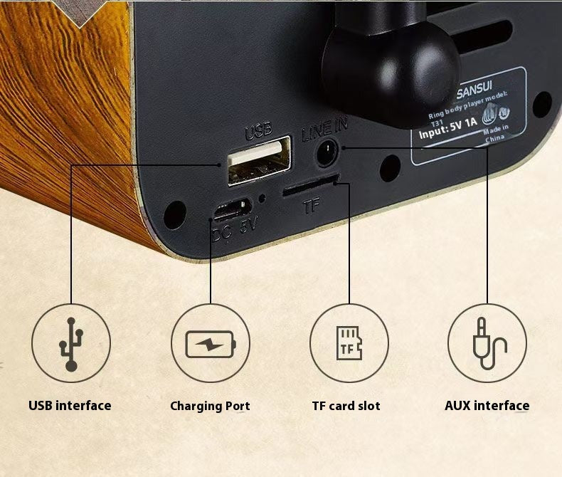 Ραδιόφωνο Bluetooth Vintage Bloom