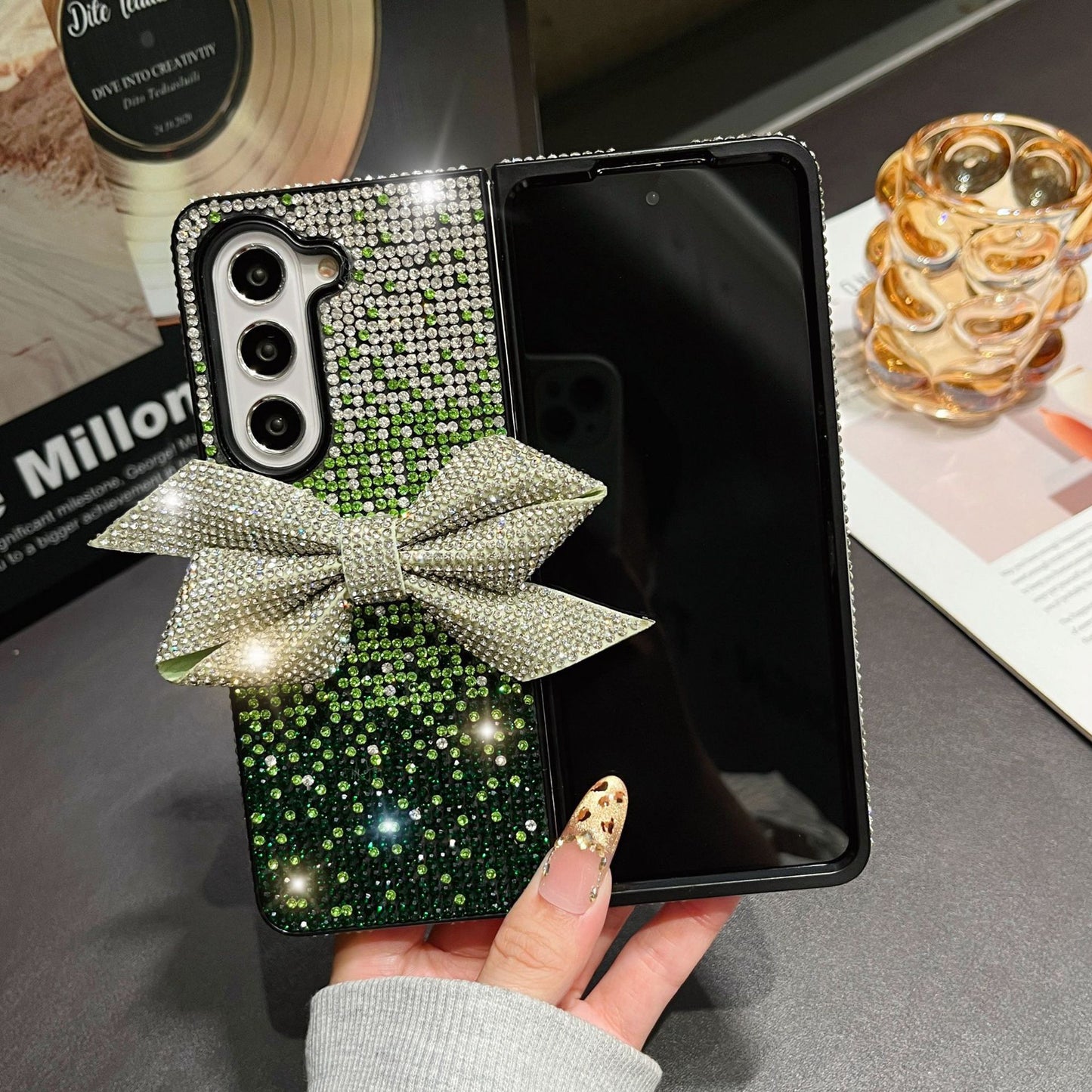 Θήκη τηλεφώνου Bowknot Diamond για τη σειρά Samsung Zfold