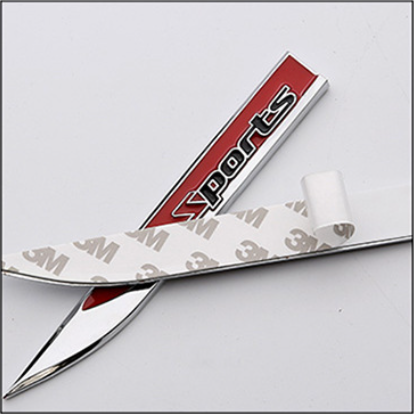 Αυτοκόλλητο με μεταλλικό σήμα για το αμάξωμα του αυτοκινήτου 【6 τεμάχια】