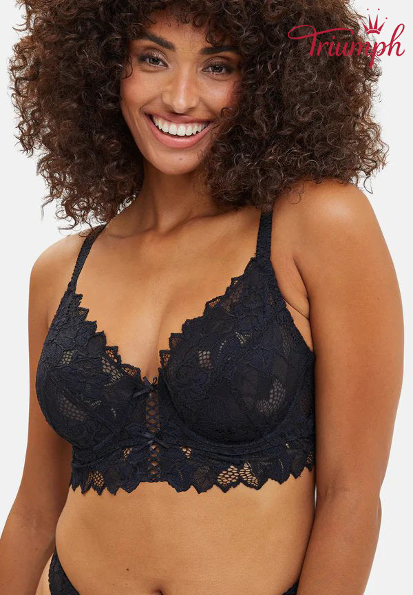 Triumph - (4 τεμάχια) Σέξι σουτιέν με δαντέλα και λάστιχο