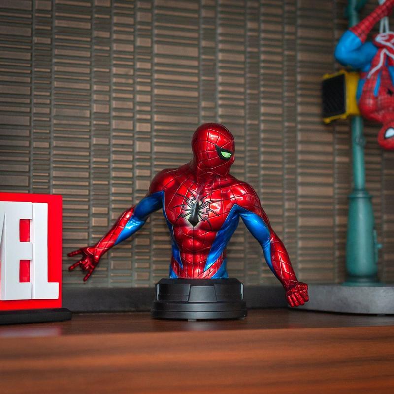 Marvel Spider-Man Συλλεκτικό Άγαλμα | Στολή Spider-Man Mark IV | Ύψος 6 ιντσών