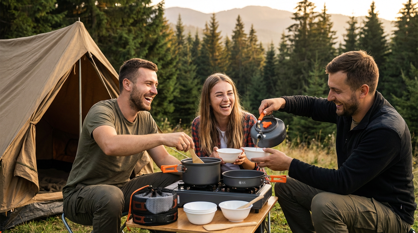 Κιτ εξωτερικής σόμπας κάμπινγκ (10 τεμάχια)