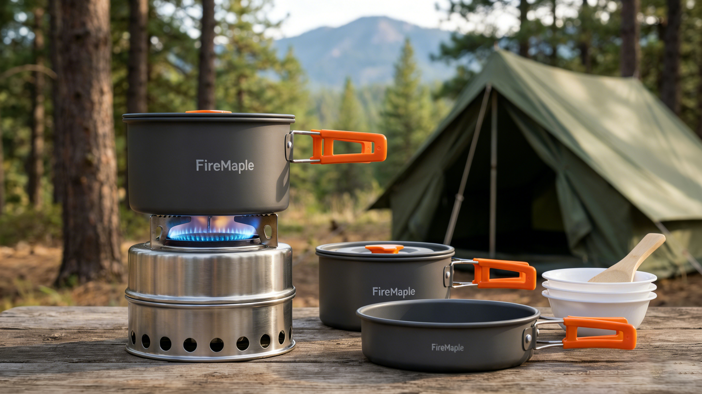 Κιτ εξωτερικής σόμπας κάμπινγκ (10 τεμάχια)