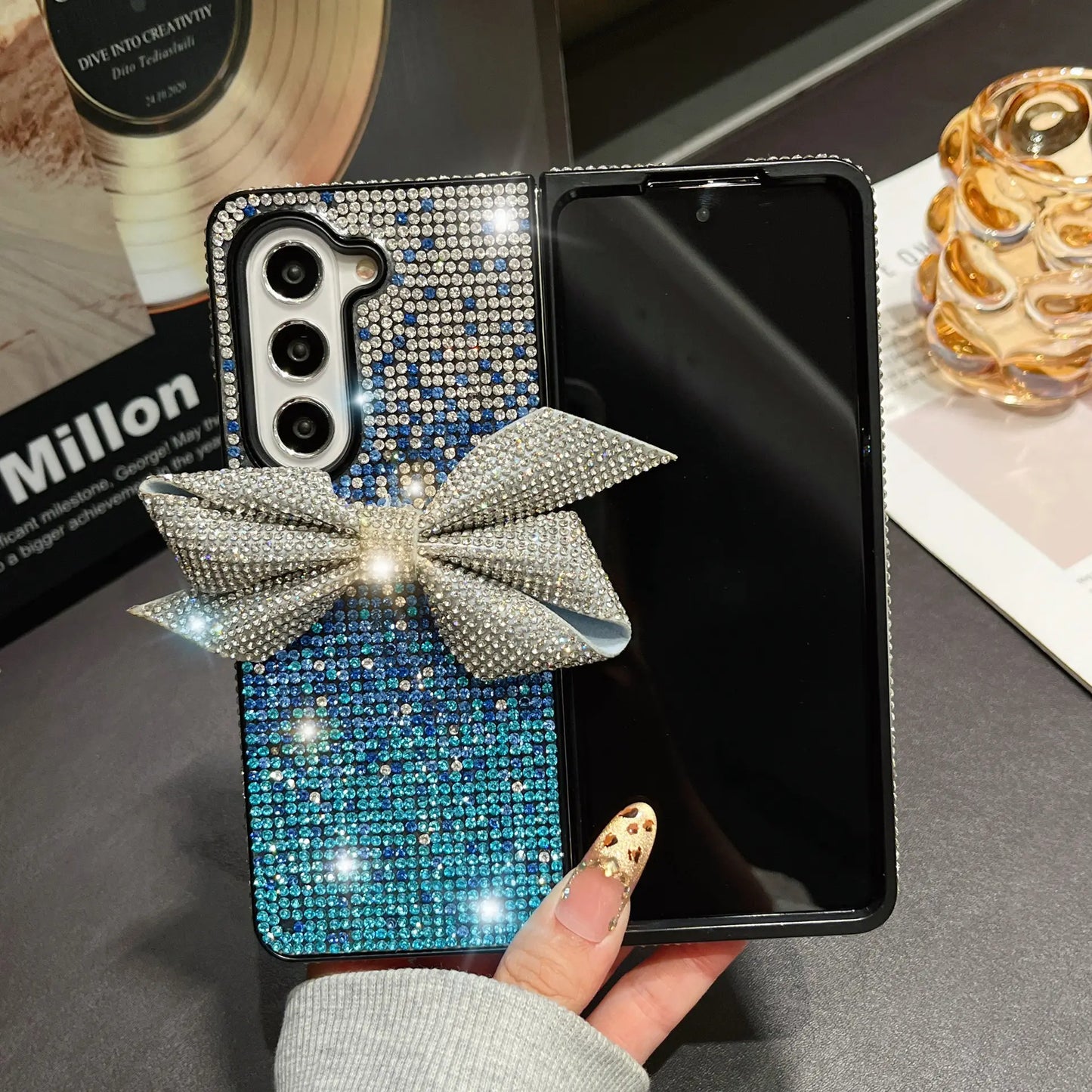 Θήκη τηλεφώνου Bowknot Diamond για τη σειρά Samsung Zfold