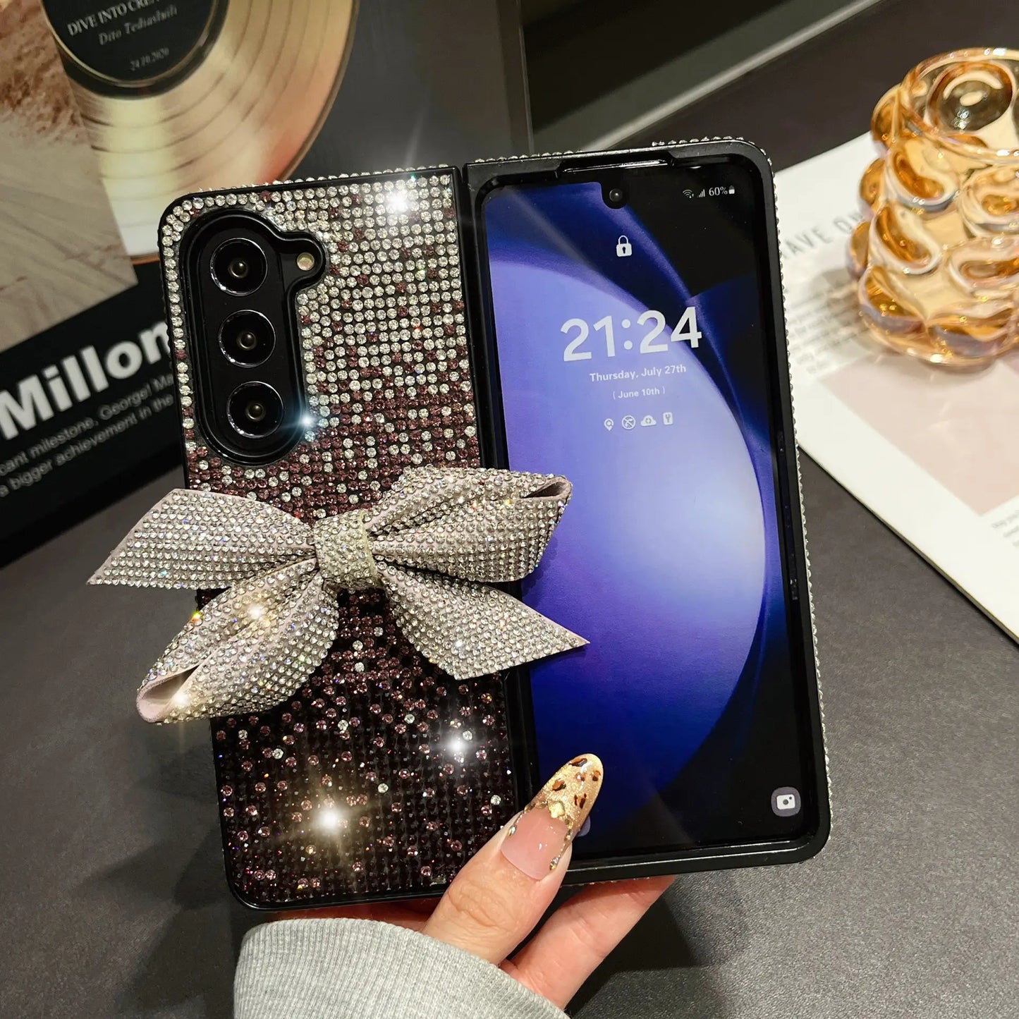 Θήκη τηλεφώνου Bowknot Diamond για τη σειρά Samsung Zfold