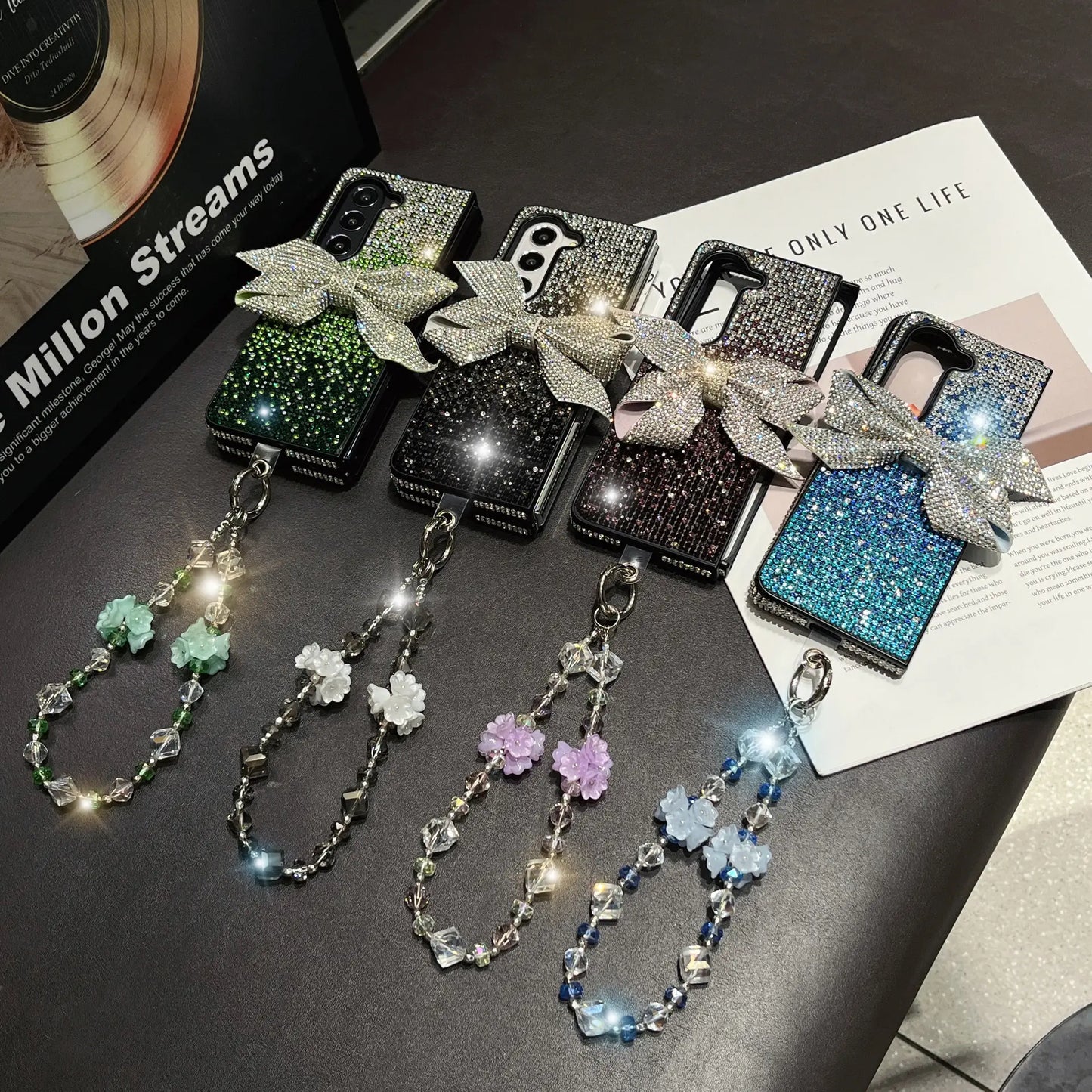 Θήκη τηλεφώνου Bowknot Diamond για τη σειρά Samsung Zfold