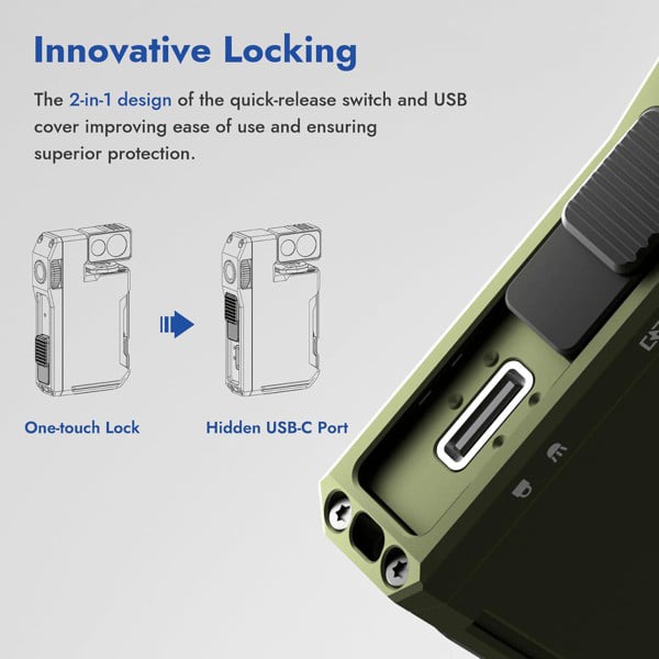 🔦Φως LED τσέπης WUBEN G5