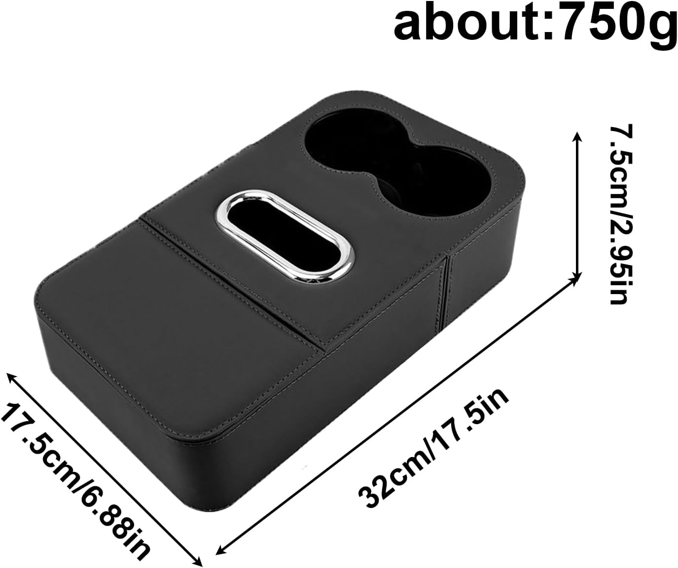 Πολυλειτουργικό χαλάκι υποβραχιόνιου αυτοκινήτου από δέρμα PU