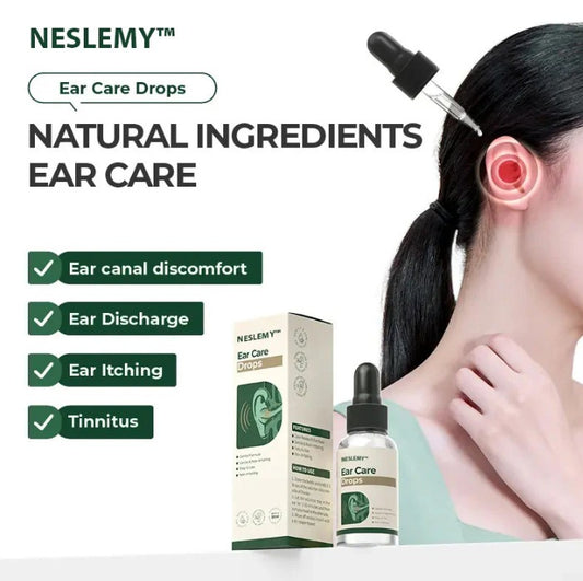 Σταγόνες φροντίδας αυτιών NESLEMYTM | Εγγεγραμμένες στον FDA