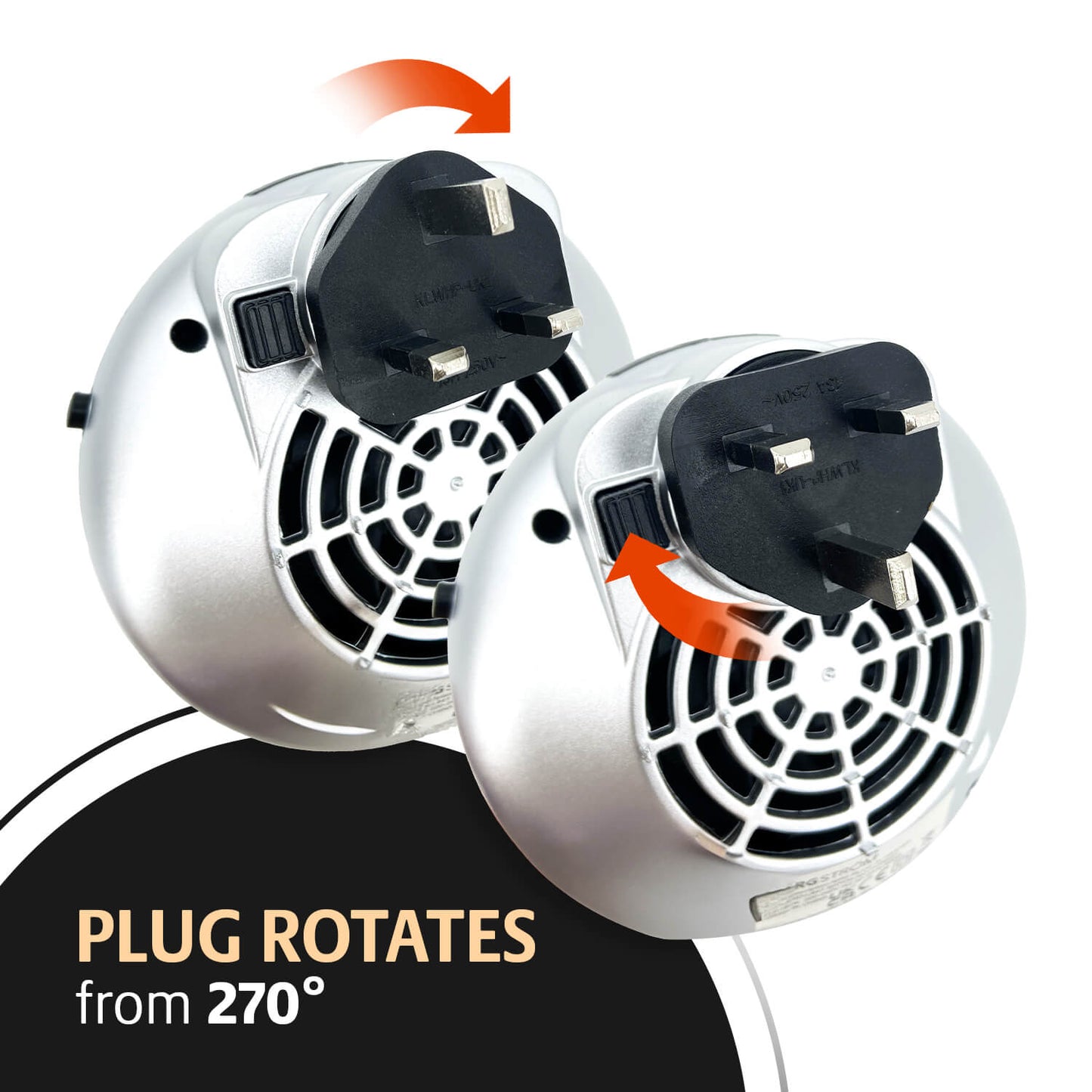 Μίνι θερμαντήρας με πρίζα