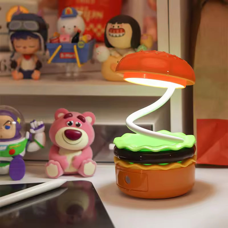 50% ΕΚΠΤΩΣΗ | ΛούμοΜπέργκερ™ | Πτυσσόμενο LED Burger Lamp – USB Night Light & Διακόσμηση για Παιδιά & Σπίτι