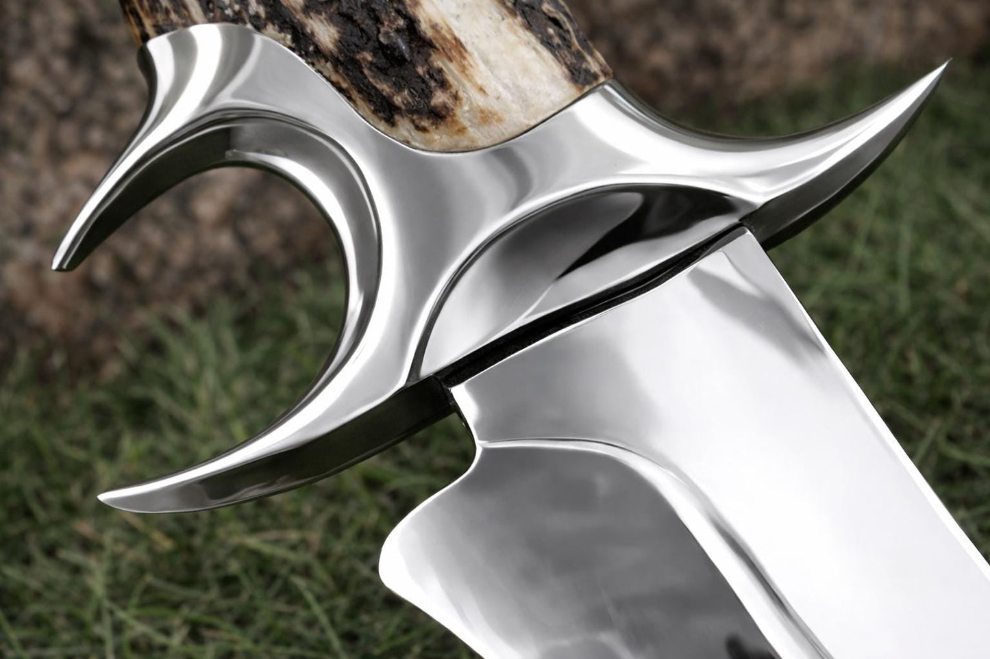 Χειροποίητο D2 Steel Bowie Knife με Δερμάτινη Θήκη Βοοειδούς για HawkEdge