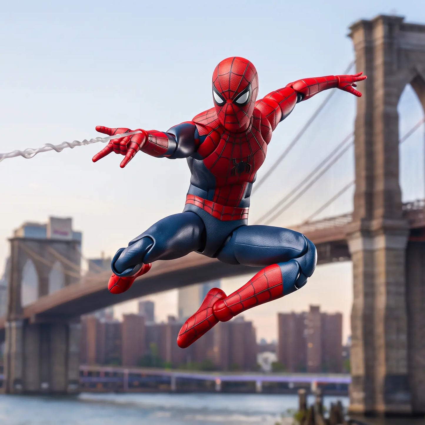Marvel Spider-Man: Ολοκαίνουργια φιγούρα δράσης 6 ιντσών Day, αρθρωτή συλλεκτική ταινία με 4 εναλλασσόμενα χέρια και 2 εφέ ιστού