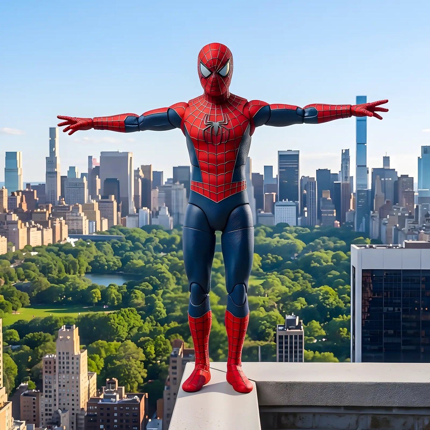Marvel Spider-Man: Ολοκαίνουργια φιγούρα δράσης 6 ιντσών Day, αρθρωτή συλλεκτική ταινία με 4 εναλλασσόμενα χέρια και 2 εφέ ιστού