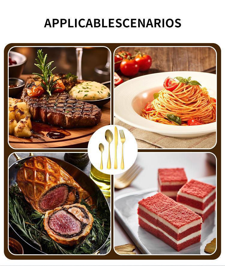 Σετ μαχαιροπίρουνων από ανοξείδωτο ατσάλι 24 τεμαχίων