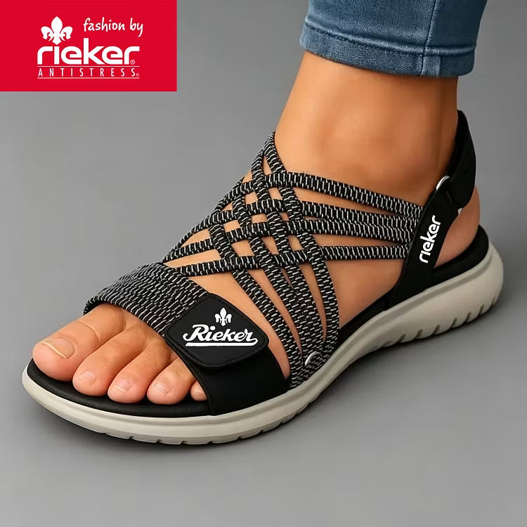 Άνετα ορθοπεδικά γυναικεία σανδάλια Rieker® με μαλακές σόλες 2026
