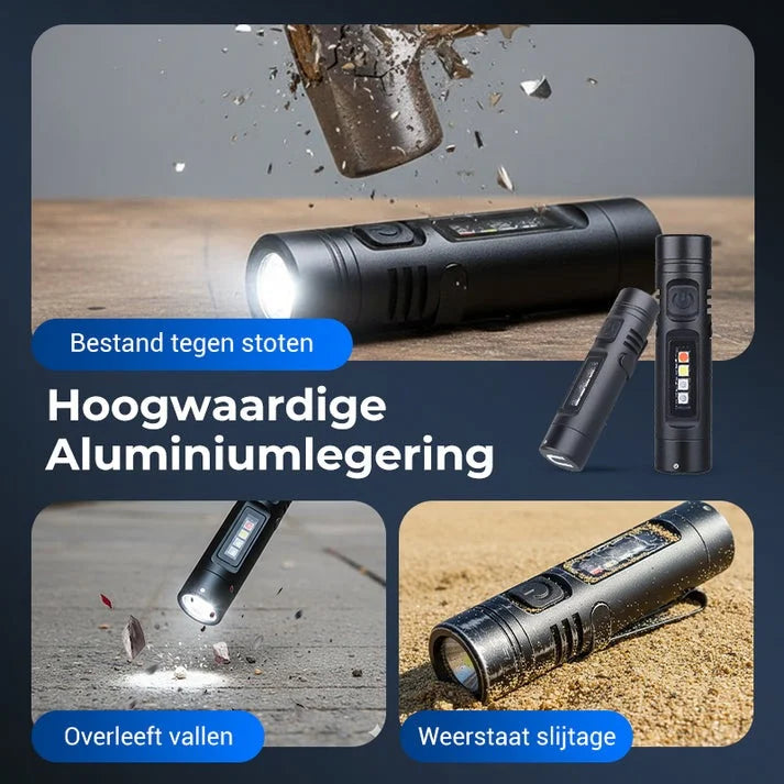 ΑΓΟΡΑΣΤΕ 2 ΠΑΡΤΕ 1 ΔΩΡΕΑΝ! Πολυλειτουργικός μίνι φακός κατασκευασμένος από κράμα αλουμινίου