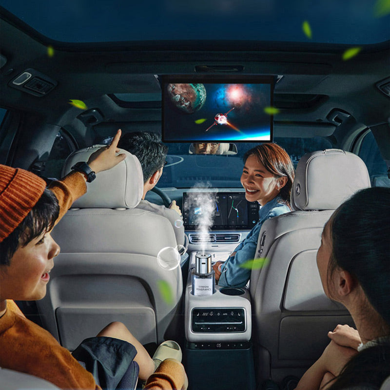 Έξυπνο Υπερηχητικό Ψεκασμένο Αποσμητικό Χώρου Αυτοκινήτου - Ρύθμιση 5 Ταχυτήτων & Αυτόματη Ενεργοποίηση/Απενεργοποίηση