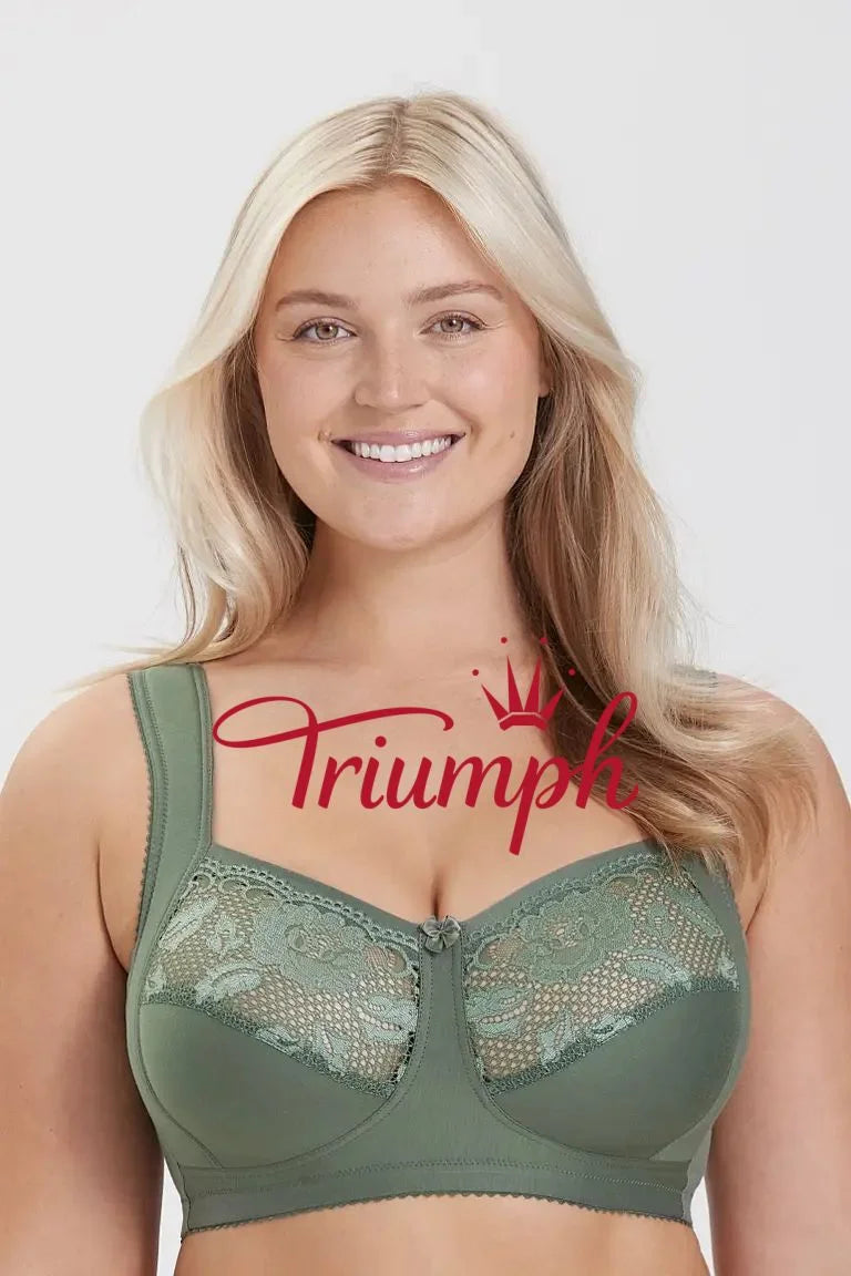 Triumph -- 4 τεμάχια (75B-110F) 💝 Σουτιέν από δαντέλα με στήριξη