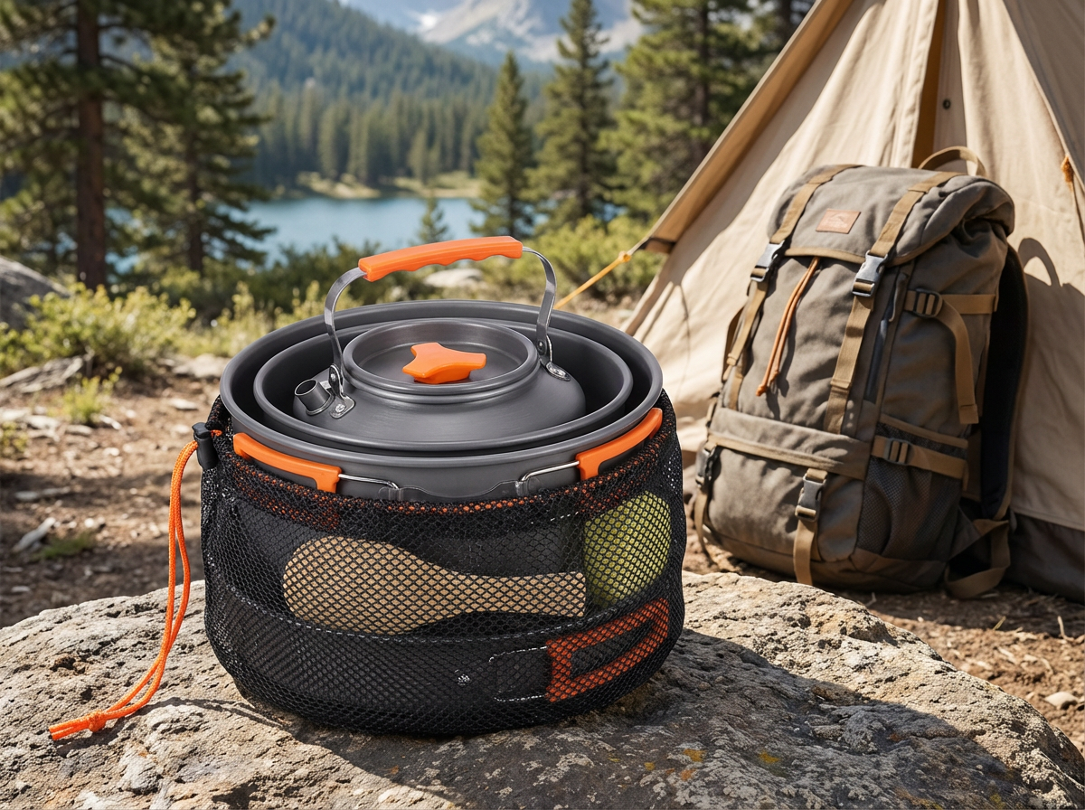 Κιτ εξωτερικής σόμπας κάμπινγκ (10 τεμάχια)