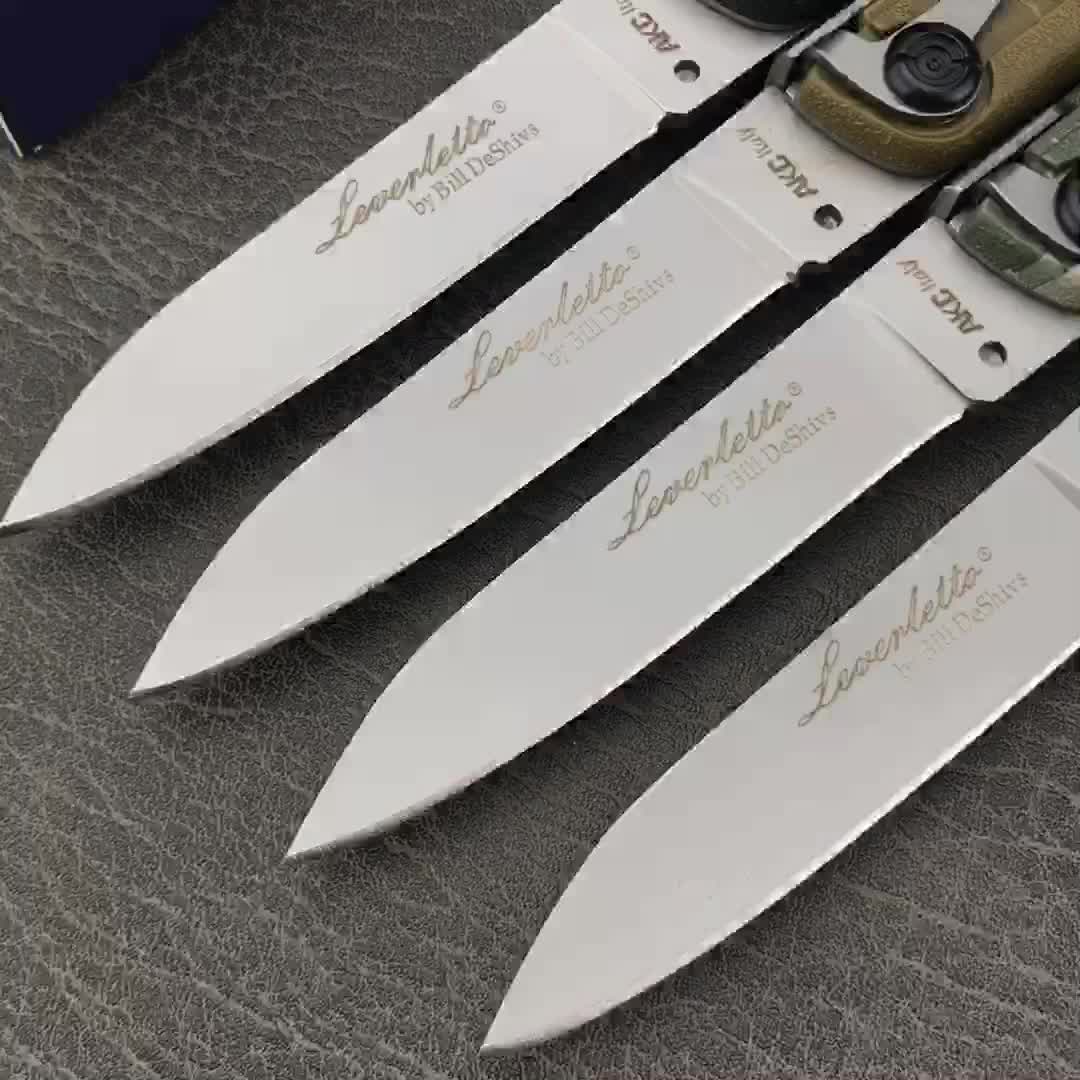 Colt II Button Πτυσσόμενο Μαχαίρι 440C Λεπίδα