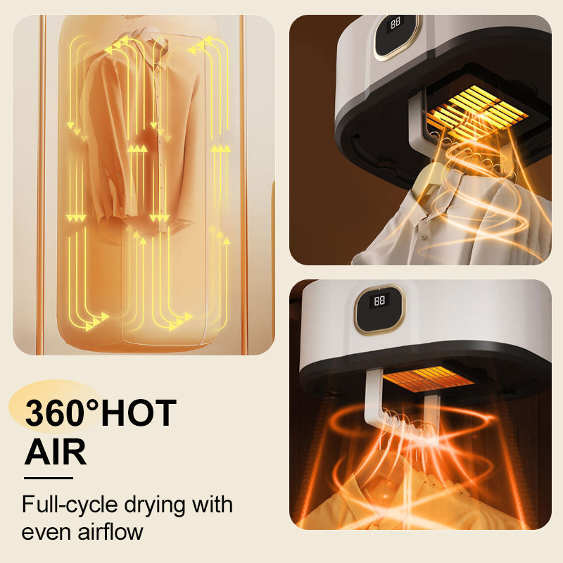 🔥ΕΚΠΤΩΣΗ ΤΕΛΕΥΤΑΙΑΣ ΗΜΕΡΑΣ 50% ΕΚΠΤΩΣΗ🔥 Φορητό πτυσσόμενο μίνι στεγνωτήριο