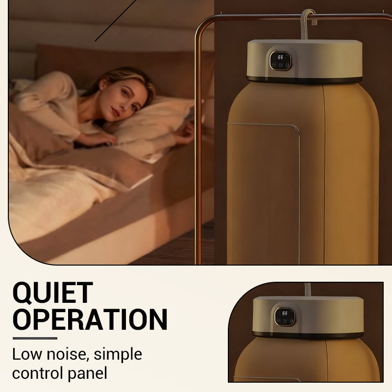 🔥ΕΚΠΤΩΣΗ ΤΕΛΕΥΤΑΙΑΣ ΗΜΕΡΑΣ 50% ΕΚΠΤΩΣΗ🔥 Φορητό πτυσσόμενο μίνι στεγνωτήριο