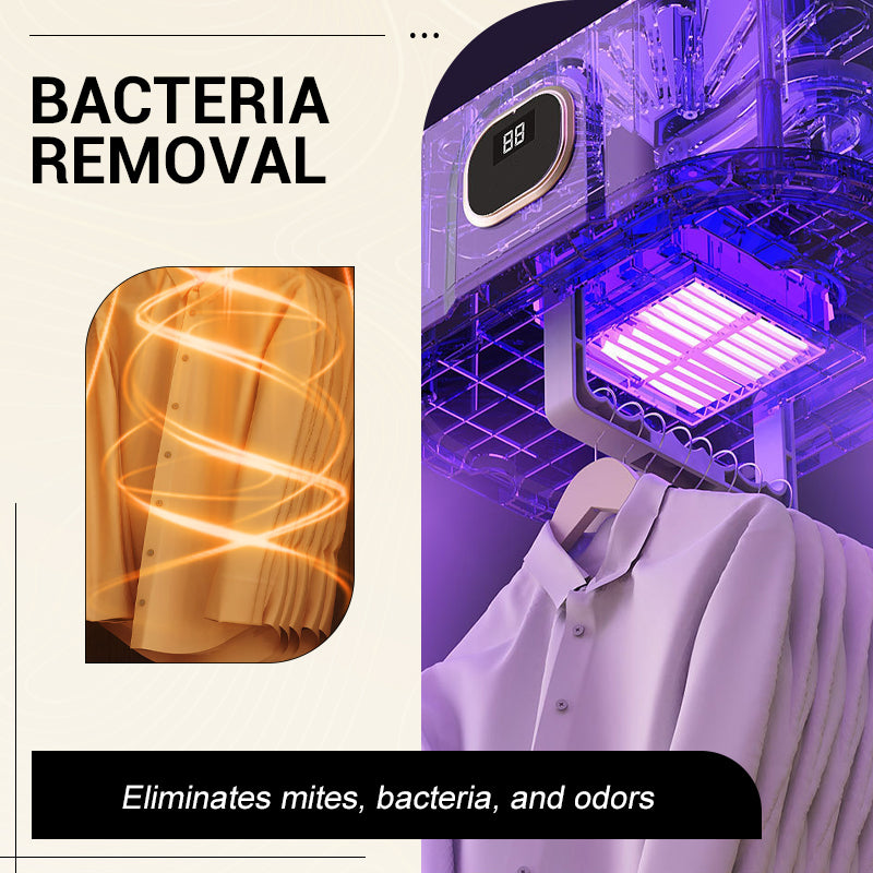 🔥ΕΚΠΤΩΣΗ ΤΕΛΕΥΤΑΙΑΣ ΗΜΕΡΑΣ 50% ΕΚΠΤΩΣΗ🔥 Φορητό πτυσσόμενο μίνι στεγνωτήριο